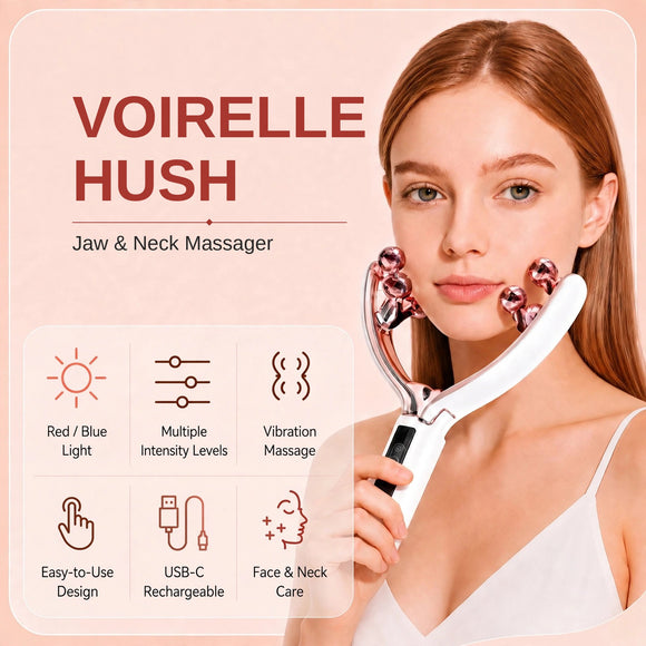 Voirelle Hush roller head with the red and blue light on